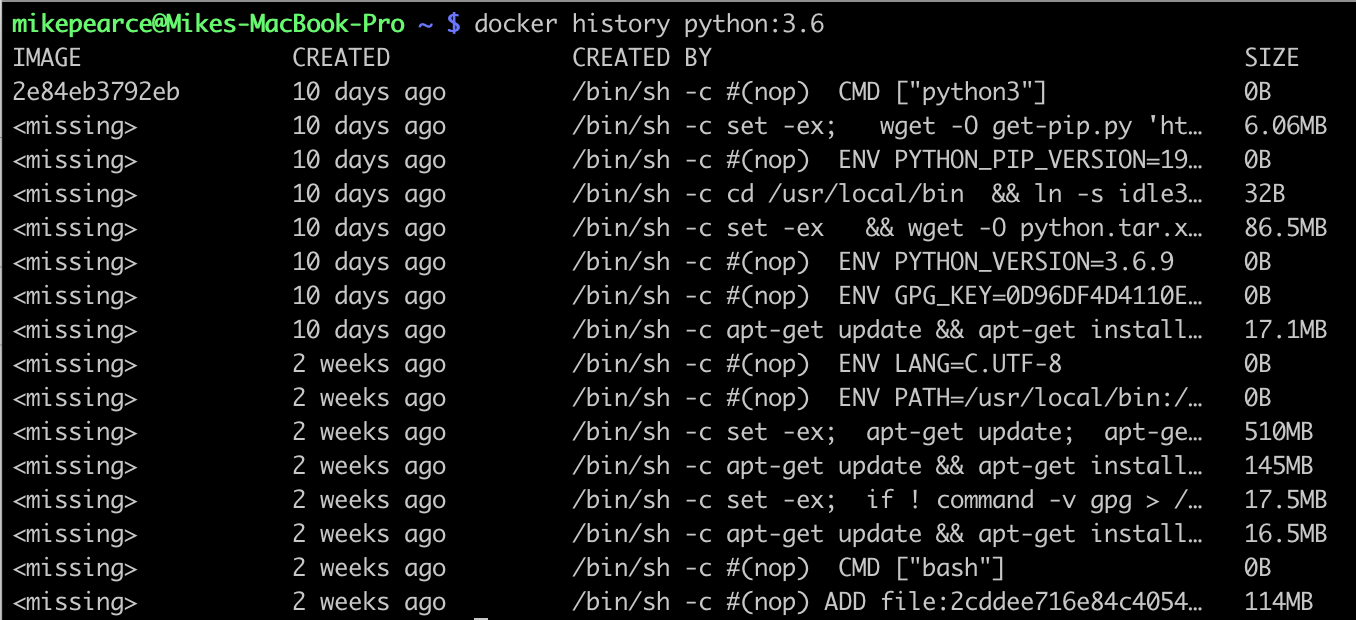 getting started with docker containers - python 3 6 image docker